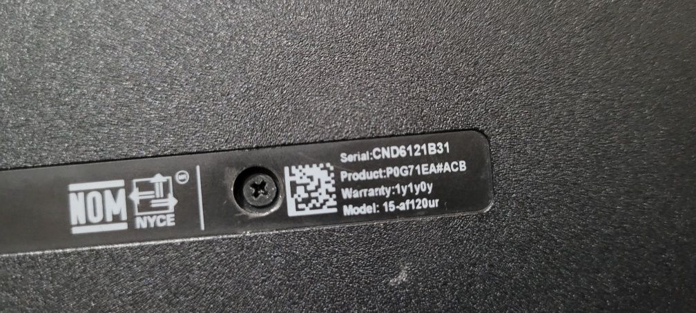 Продаётся ноутбук HP 15-af120ur