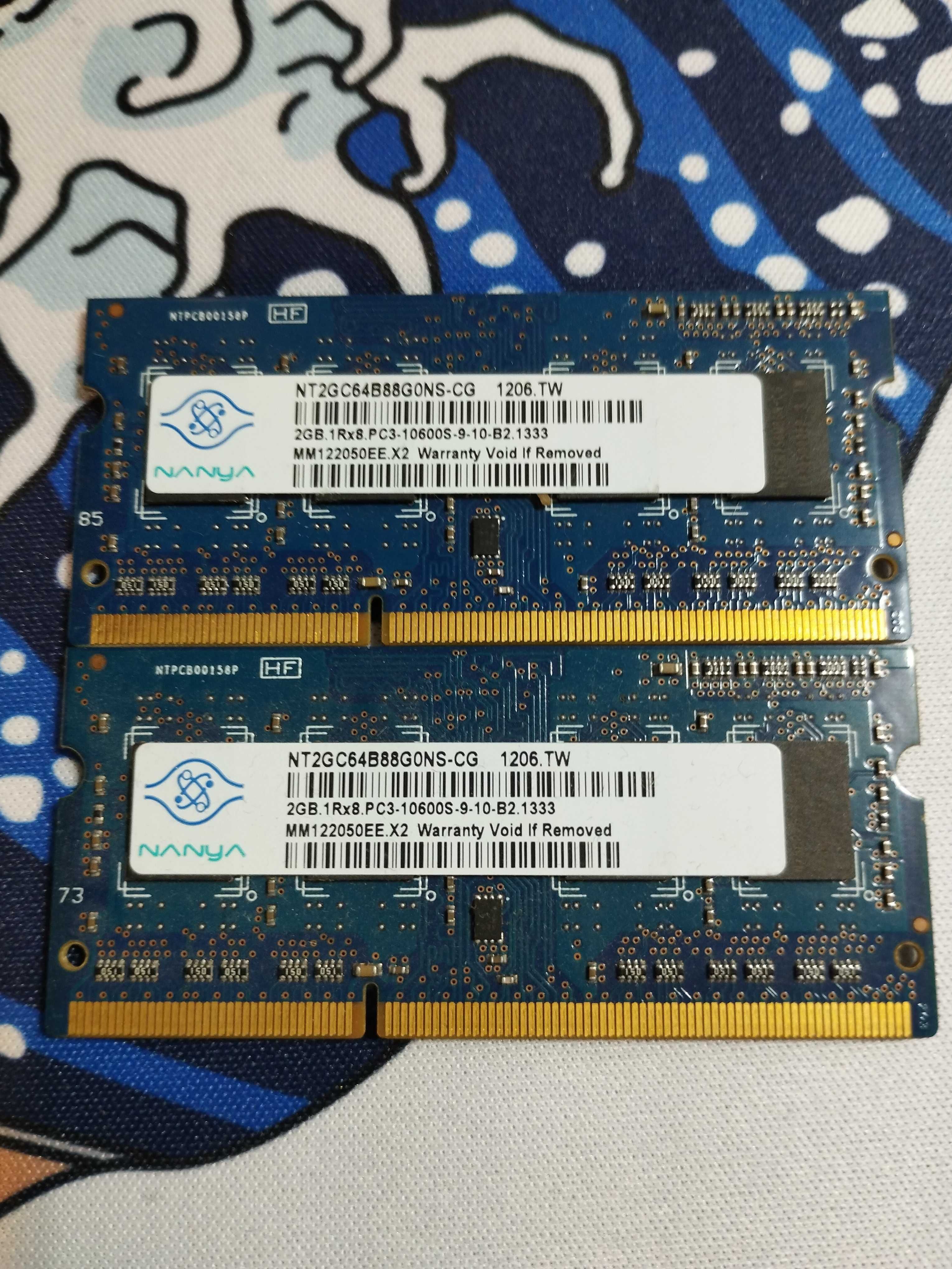 SODIMM DDR3 4 - 2 gb