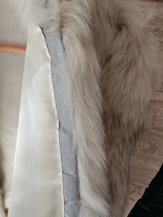 Vesta din blana naturala de vulpe