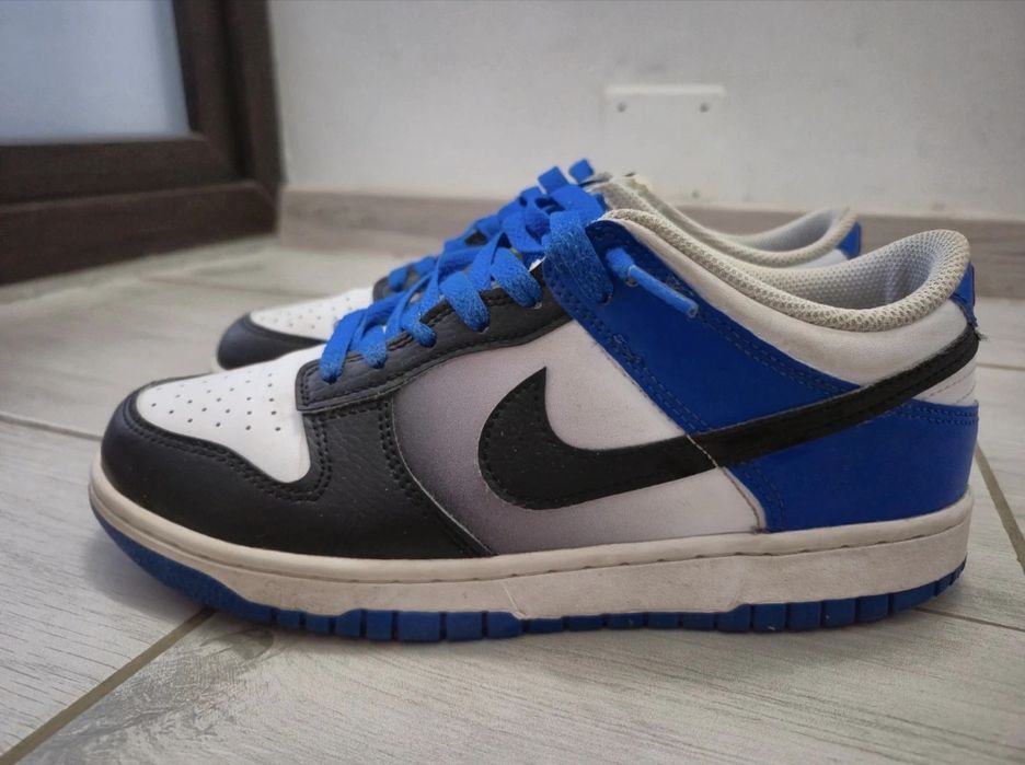 Nike Sportswear DUNK - Sneakers low - game royal/black/

white