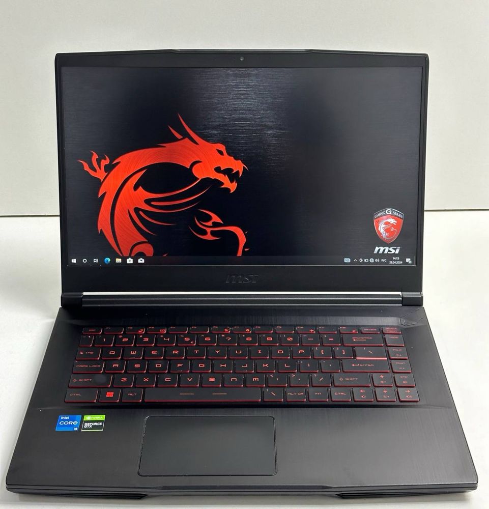 Msi GF63 Gaming Core i5 - 11400H. GTX 1650 4GB. Kuchli ishlar uchun