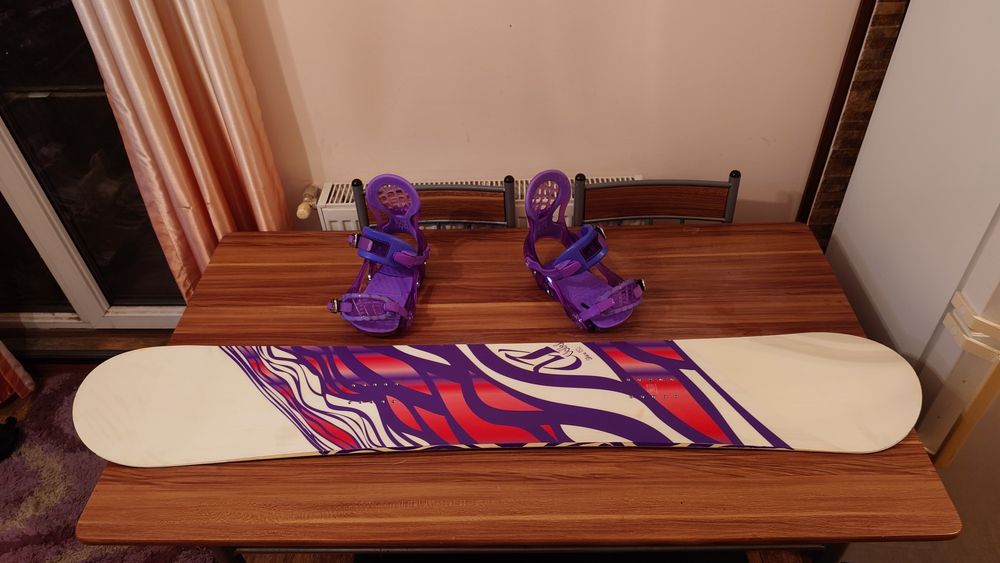 Placa Snowboard Volkl Shine 152cm cu legaturi Ride M