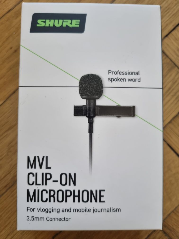 Microfon lavalier Shure MVL pentru smartphone sau tableta