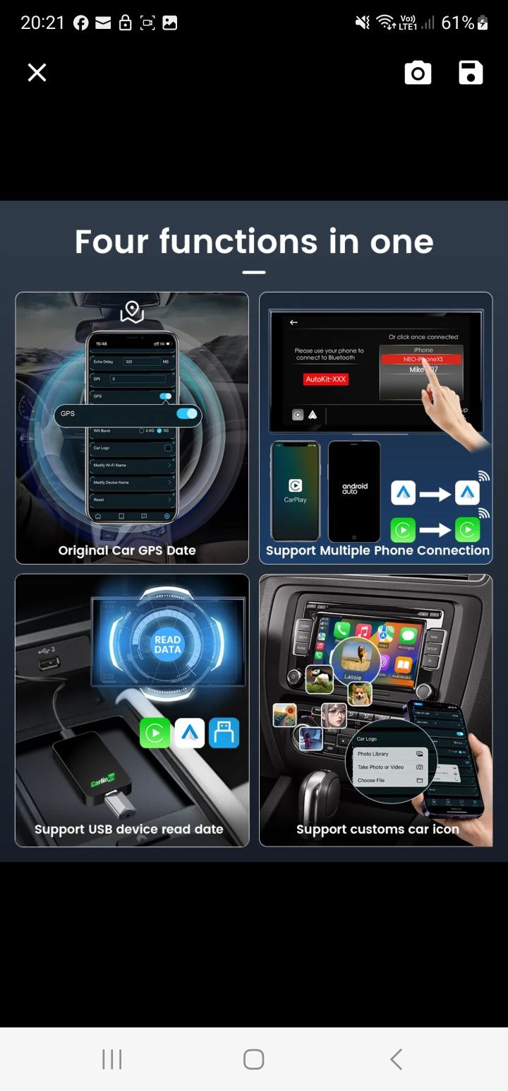Carplay,android auto
