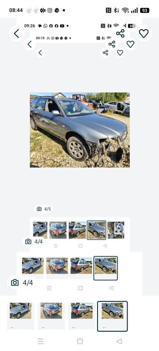 Piese cutie ușa haion punte stopuri capota turbo egr audi A4 b5 2000