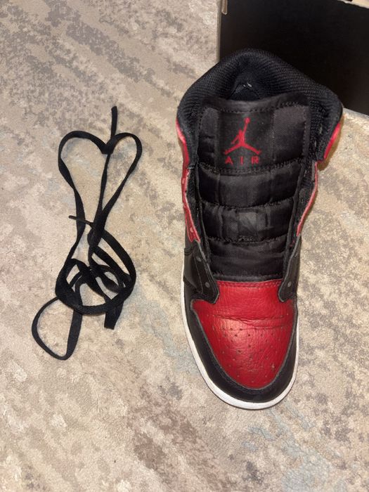 Jordan 1 Mid Banned (2020) Black/Gym Red-White