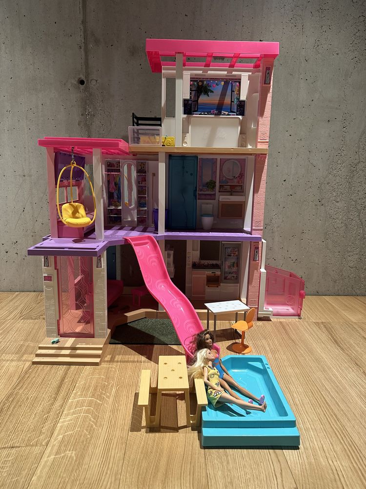 Къща за кукли Mattel Barbie Dreamhouse, на 3 етажа