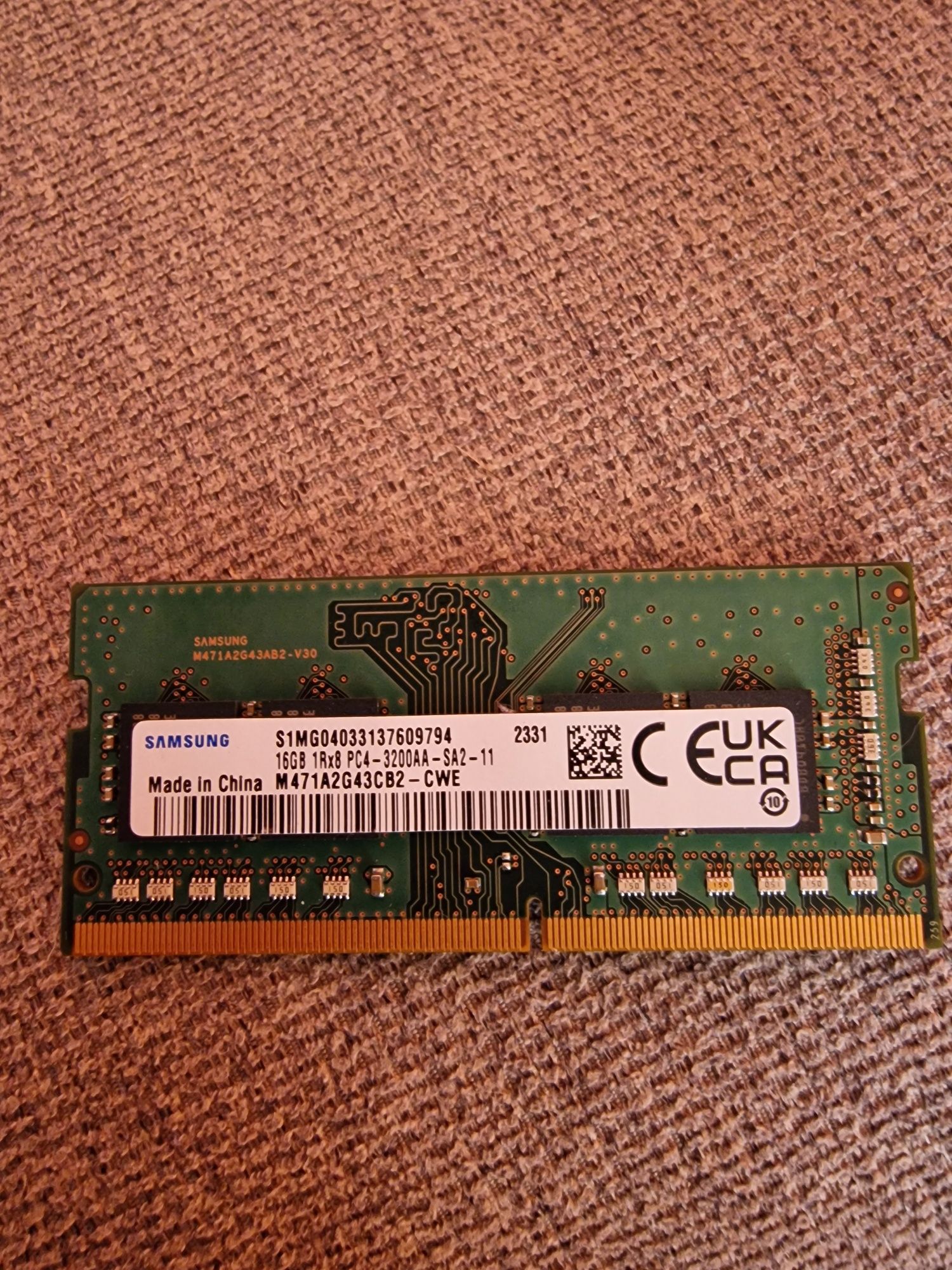 Samsung 16GB DDR4 3200Mhz so dimm