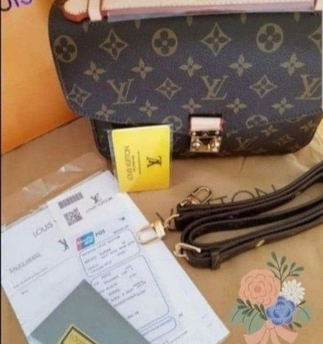 Geanta piele naturala,model Pochette Metis/cutie,card,factura,saculet