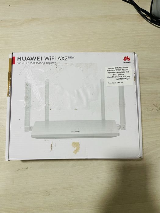Router Huawei WiFi 6, AX2 ,AX1500 ,Dual Band ,Plug and Play