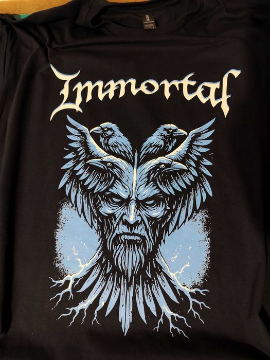 Тениска Immortal - All Shall Fall , чисто нова, размер L