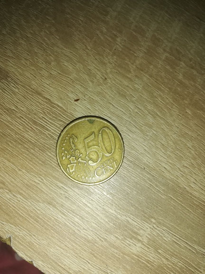 Vand 
Monedă 50 de cenți GRECIA 2002 Steaua F