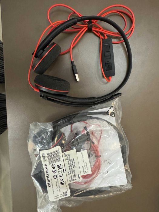 Casti cu fir USB-A Plantronics  Blackwire C3220 Duo - noi