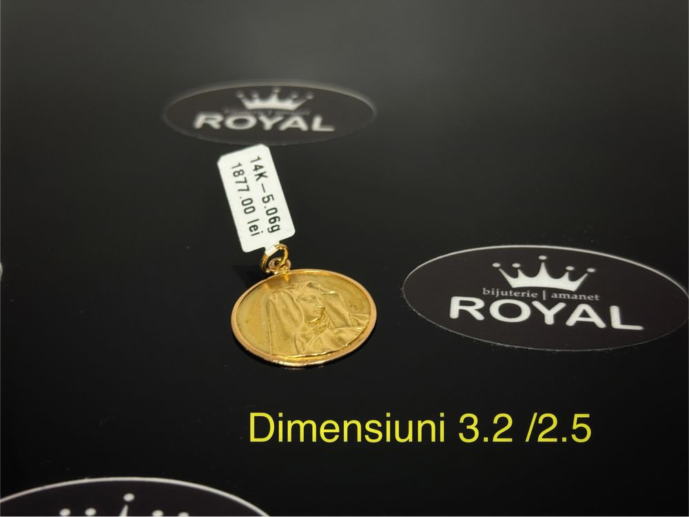 Bijuteria ROYAL : Pandantiv AUR 14K / 5.06 GR