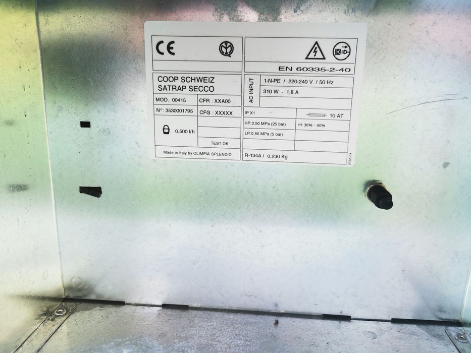 Dezumificator Secco de 0,5 litri/oră