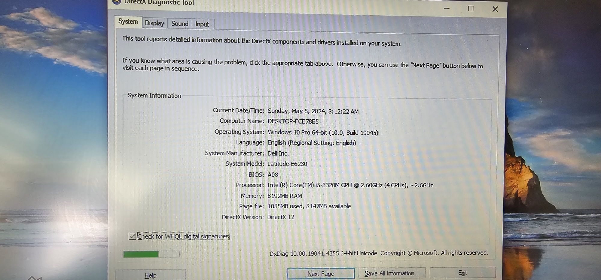 Laptop gaming școala efactura dell i5 ram 8Gb ssd win10 gta csgo