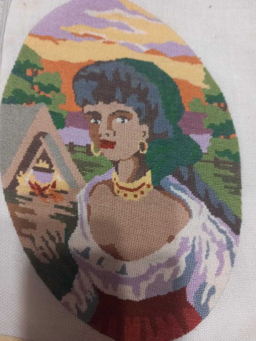 Goblen lucrat manual – Portret