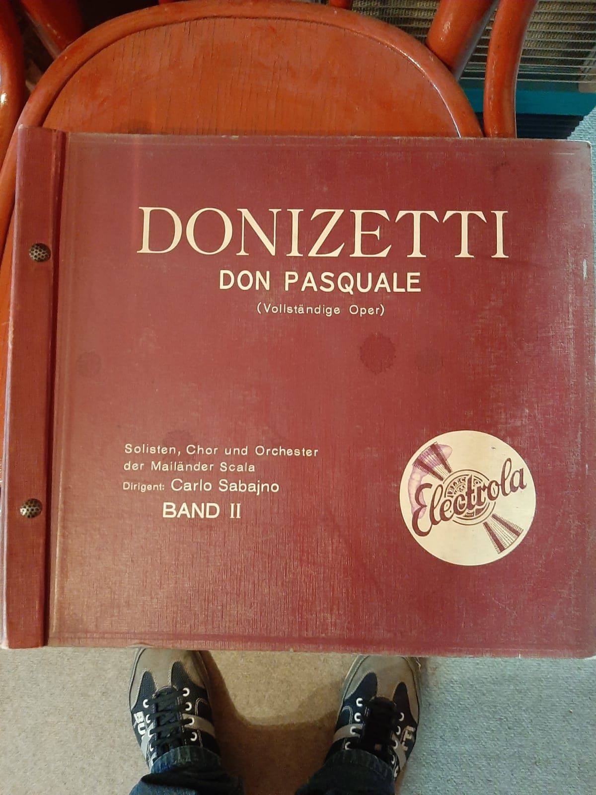Albume Don Pasquale discuri gramofon/patefon