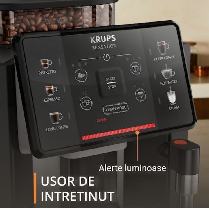 Espressor automat KRUPS Sensation, Garanție 3 ani