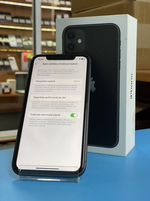 Apple iPhone 11 Box 100% 128GB, Garantie 12 luni | Lensun
