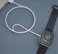 Cablu Incarcator Rotund Alb Ceas Apple Watch Iphone Orice Serie