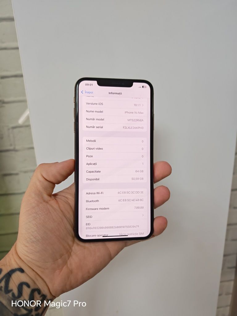 iPhone XS Max Gold Impecabil perfect functional liber retea