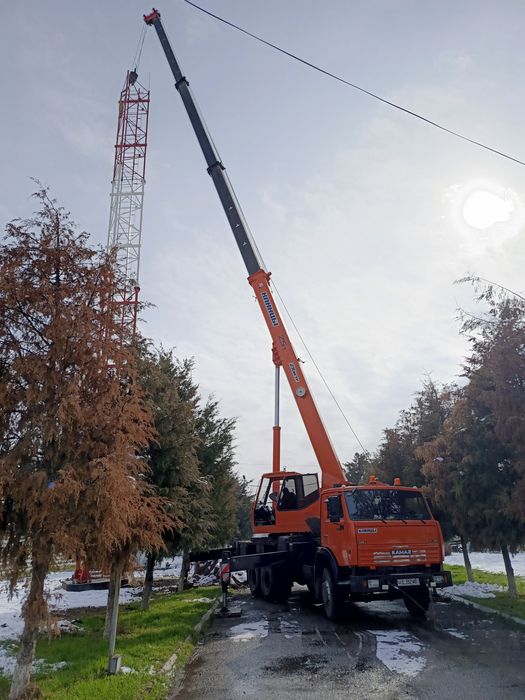 Avtokran xizmat 25 tonn 28metr 16 tonn 18 metr