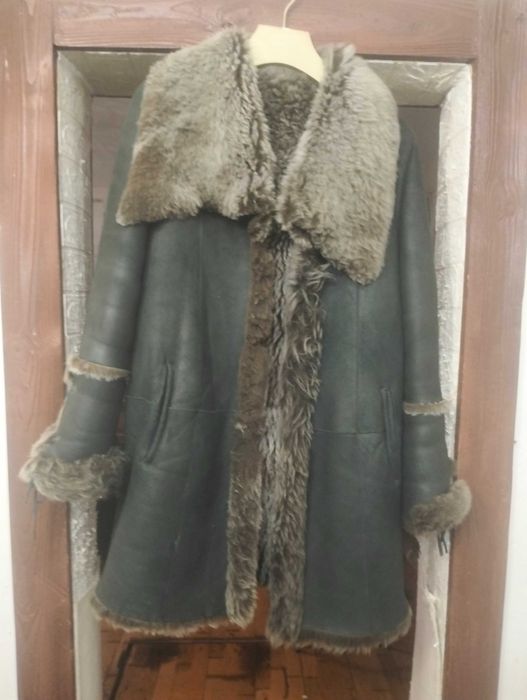 Зимняя дублёнка из натурального меха