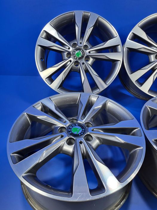 Vand jante Bicolore 5x112 R18 pt Skoda Kodiaq-Enyaq-Superb etc