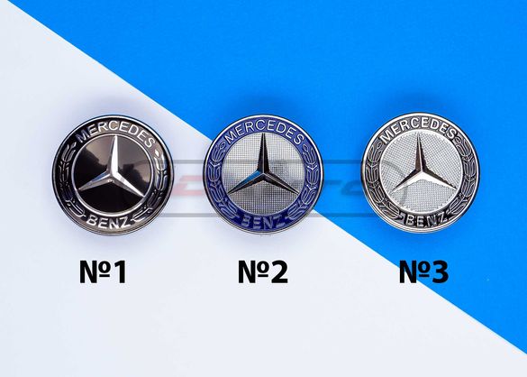 Емблема тапа Mercedes Benz / Мерцедес w220 w203 w211 CDI w204 w210