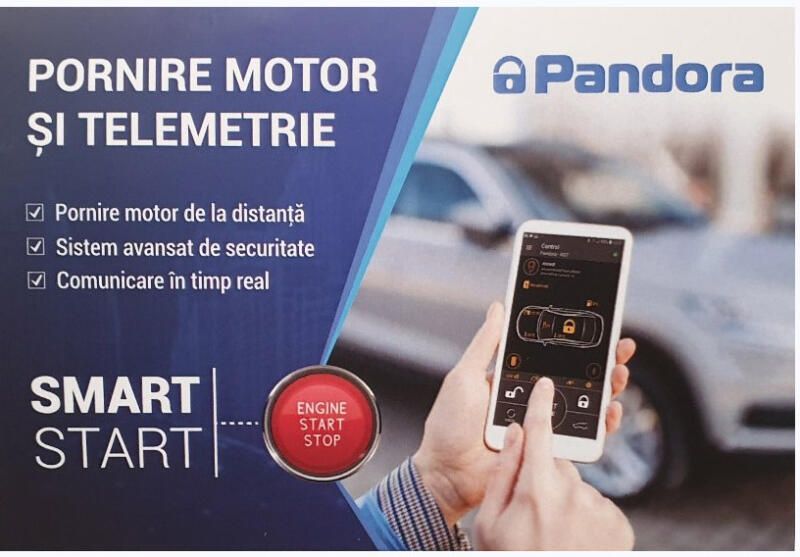 Alarma cu pornire motor de la distanta Pandora smart start