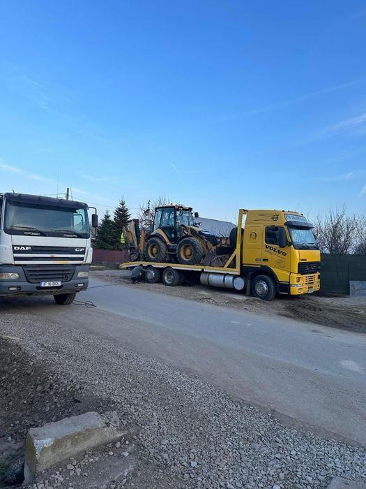 Transport utilaje/ platforma utilaje/ trailer utilaje