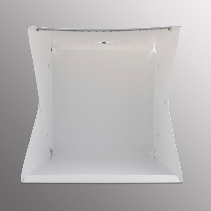 Lightbox portabil 40cm cub foto cu led incorporat pt fotografie produs