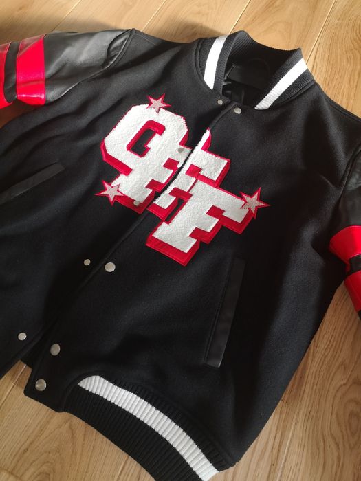 Jachetă Off-White Dices Lea originala măsură L-XL