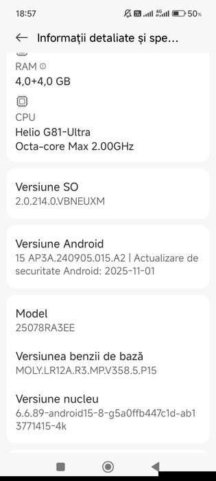 vand redmi 15C ca nou
