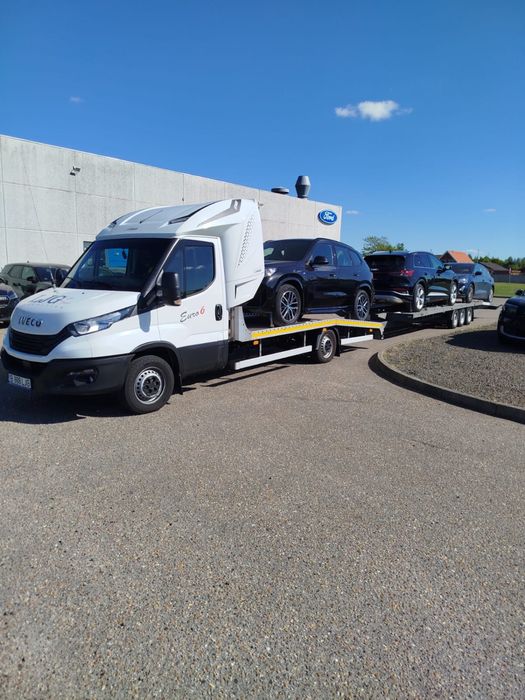 Transport Ro-Germania Ro auto pe platforma tur retur !!!