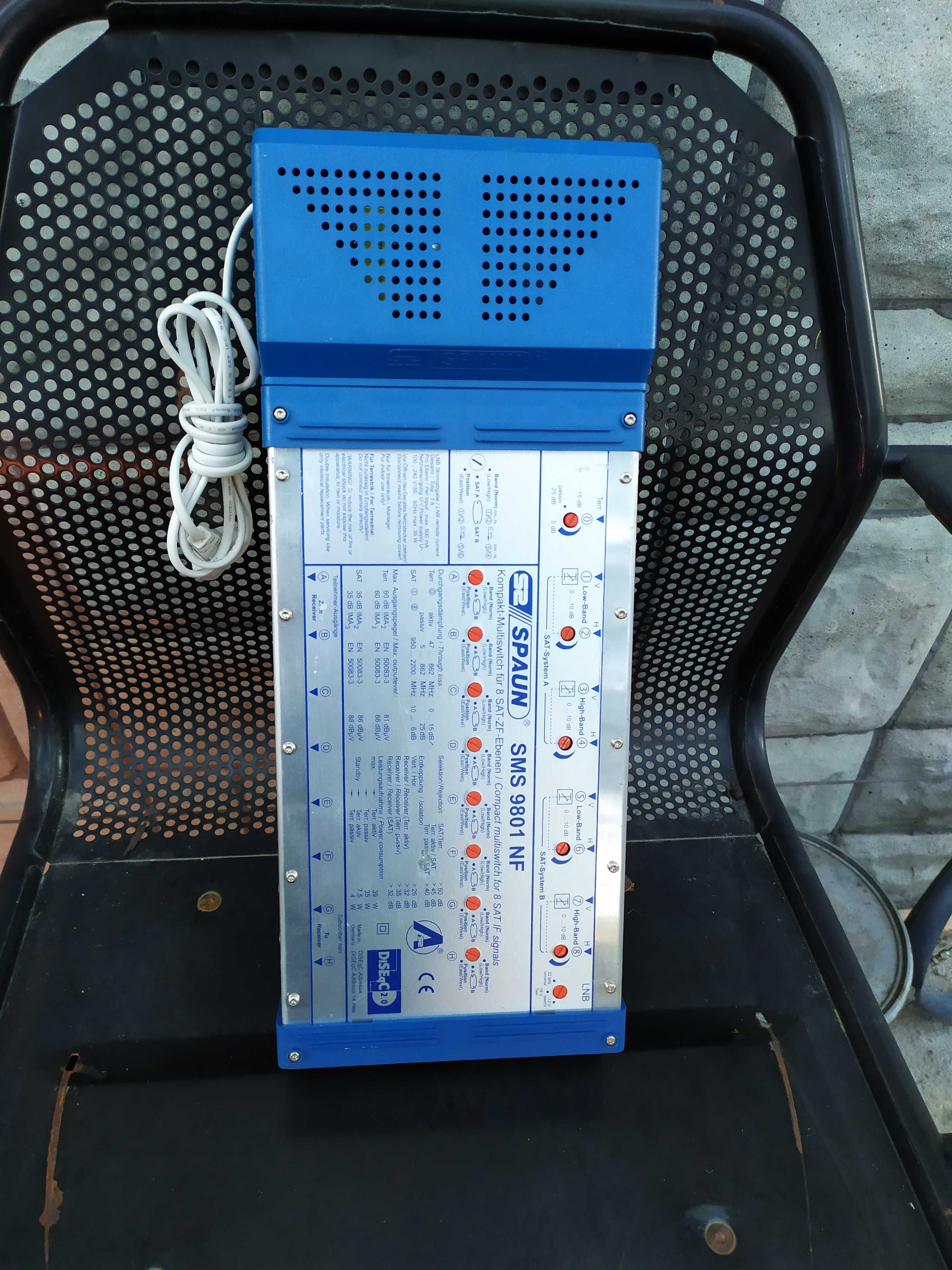 Сателитен мултиключ Spaun SMS 9801 NF - multiswitch .