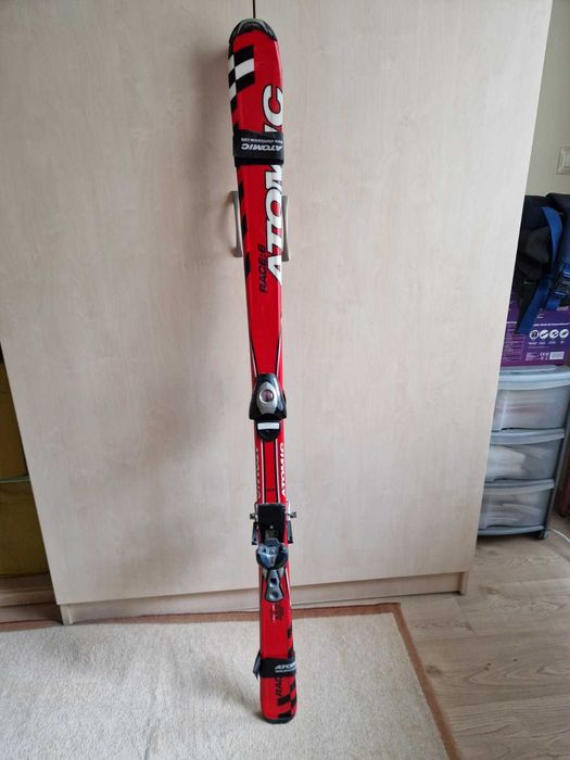 ски atomic, обувки rossignol, щеки head