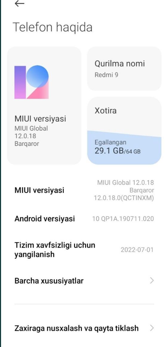 Srochni  sotiladi  redmi  9  c