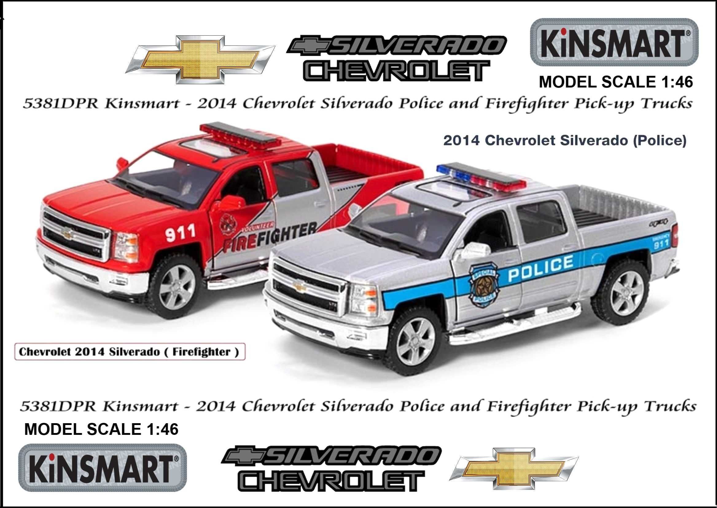 2014 Chevy Silverado Pick-Up - Kinsmart KT5381