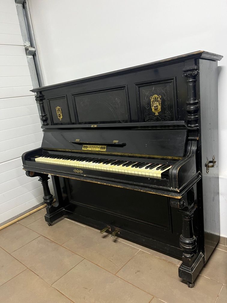 Pianină de colecție G. Klingmann & Co. Berlin – stil antic