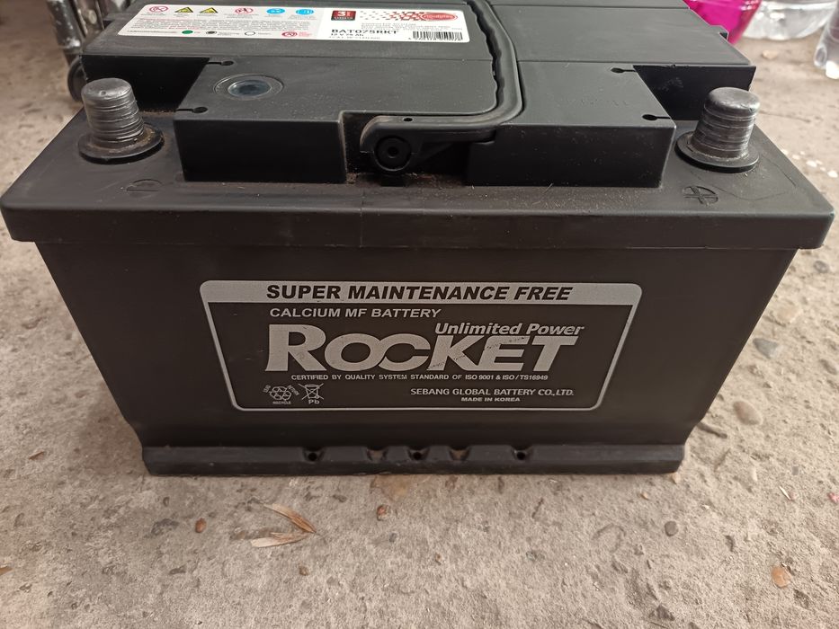 Акумулатор Rocket 75ah