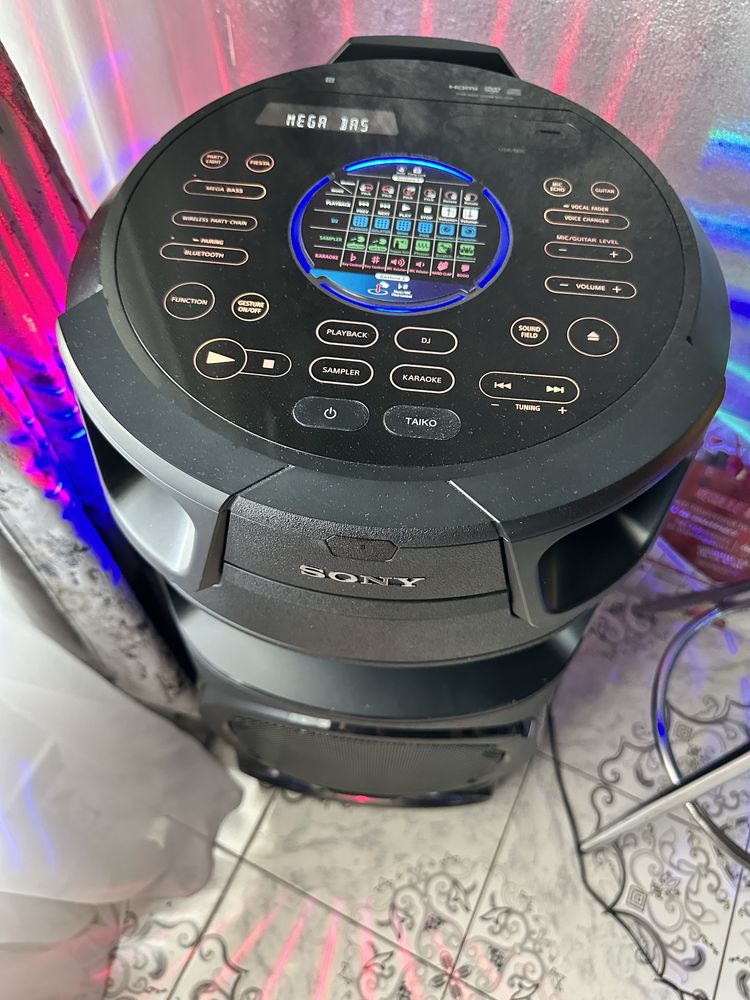 Boxa Sony V73D party music Party lights