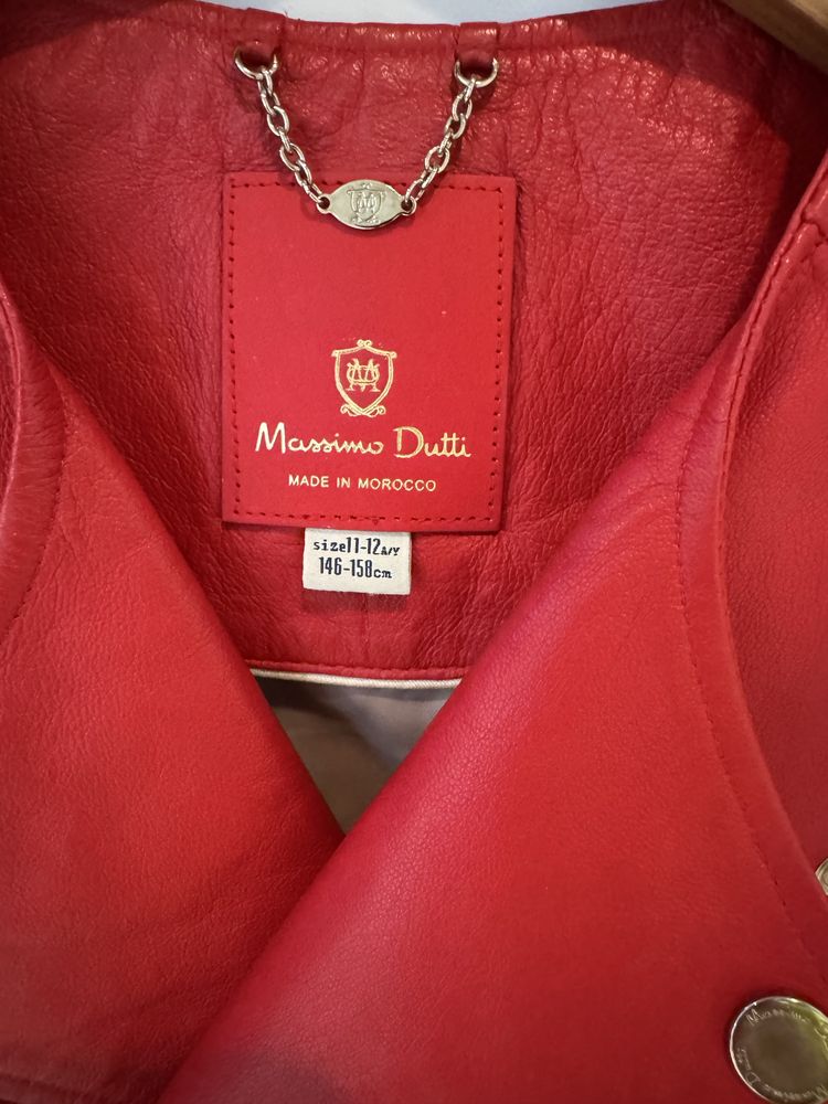 Кожено детско яке Massimo Dutti 12 г.-14 г