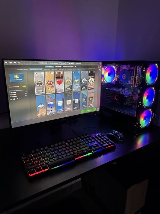 Игровой компьютер полный комплект GTX 1650 i7-4770