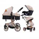 Carucior de copii 3 in 1 Visoli Gold