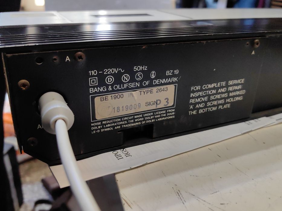 Дек Bang and Olufsen Beocord 1900