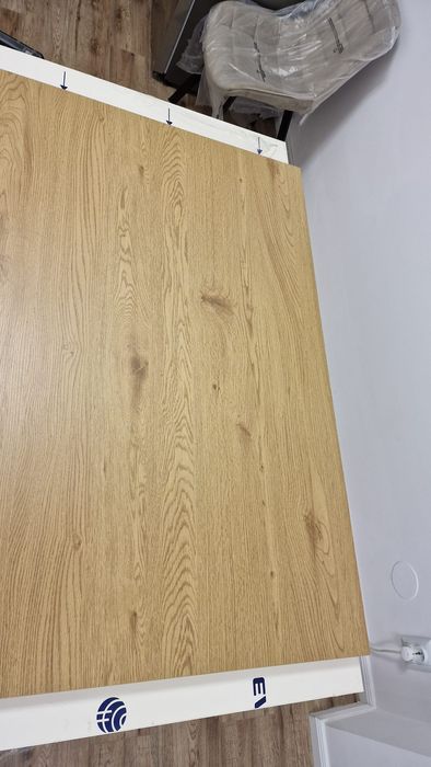 Blat masa MDF nou, 120×80, stejar