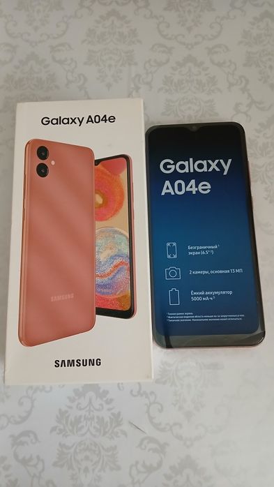 Samsung A04e smartphone