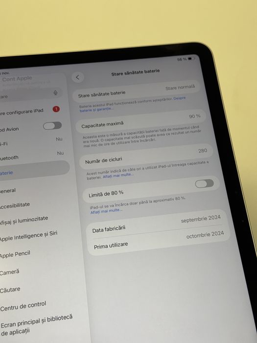 Tableta Apple iPad Air (2024) 11" 128GB Wi-Fi Liquid Retina XDR, M2